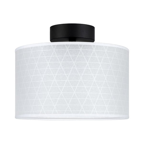 Balta griestu lampa ar trīsstūra rakstu Sotto Luce Taiko, ⌀ 25 cm