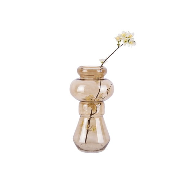 Brūna stikla vāze PT LIVING Morgana, augstums 35 cm-image-2