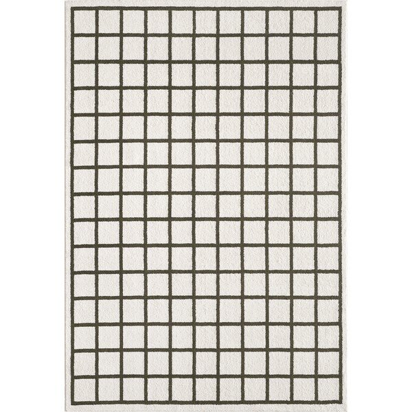 Tumši zaļš/krēmkrāsas paklājs 160x230 cm Picnic – ESTE