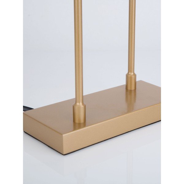 Zelta krāsas metāla LED galda lampa ar akrila stikla abažūru (augstums 52 cm) Atomo – Nova Luce-image-4