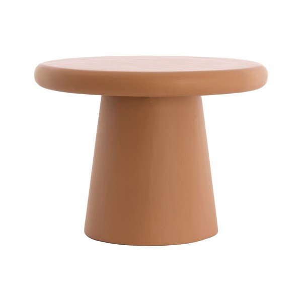 Terakotas oranžs apaļš žurnālgaldiņš ø 60 cm Kulona – Light & Living