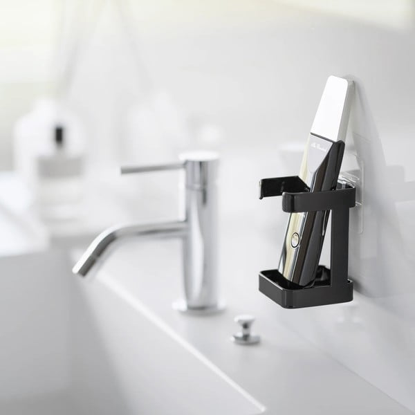 Melns metāla ādas kopšanas piederumu turētājs Film Hook – YAMAZAKI-image-1