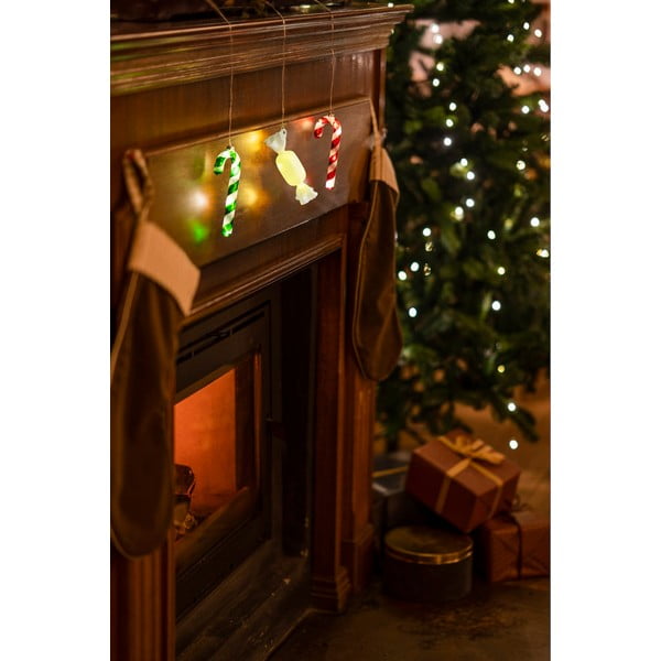 Balts piekarināms Ziemassvētku gaismas dekors ø 1,5 cm Hannah – Sirius-image-4