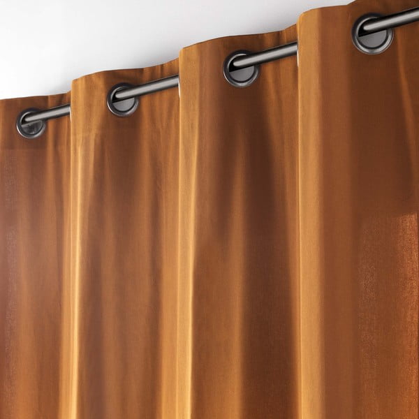 Brūns aizkars 135x260 cm Twily – douceur d'intérieur-image-1