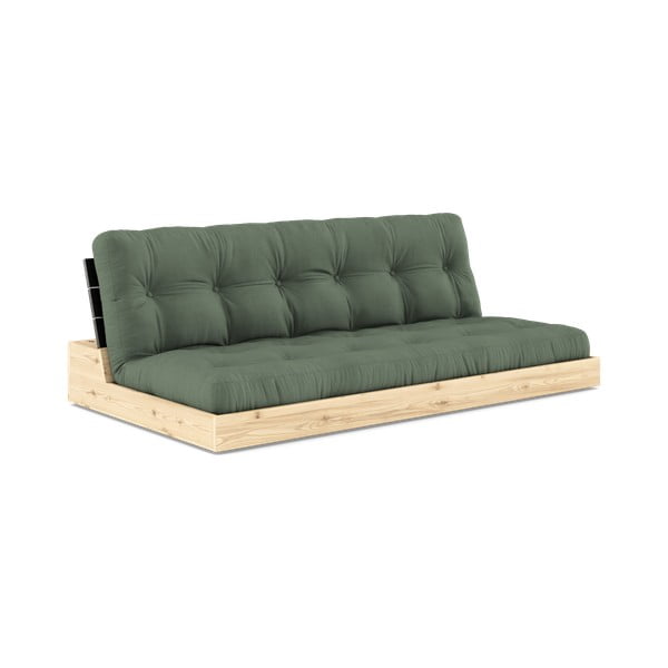 Zaļš izvelkamais dīvāns 196 cm Base – Karup Design