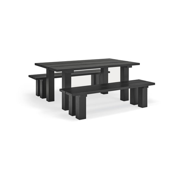 Ēdamgalds ar priedes masīvkoka galda virsmu 100x180 cm Banda – Teulat-image-4