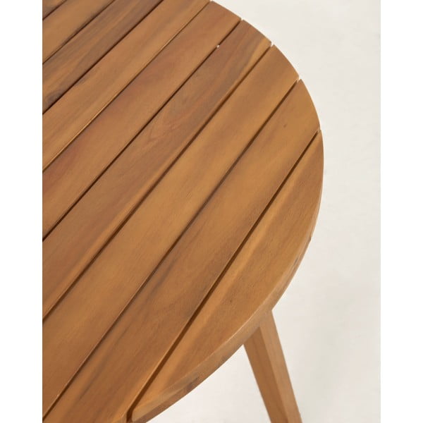 Dārza galds no akācijas koka Kave Home Vilma, ø 90 cm-image-3