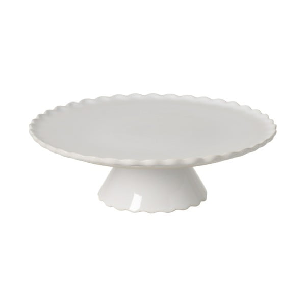 Balts keramikas kūku paplātes Casafina Forma, ⌀ 28 cm