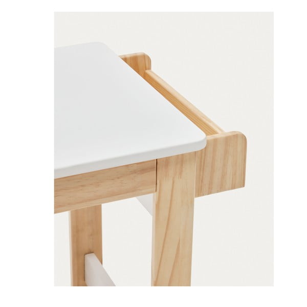 Bērnu rakstāmgalds ar baltu galda virsmu 40x77 cm Serwa – Kave Home-image-4