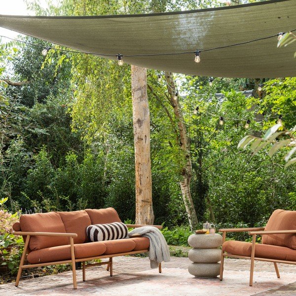 Apaļš dārza galdiņš ar akmens imitāciju ø 40 cm Laurel – WOOOD-image-1