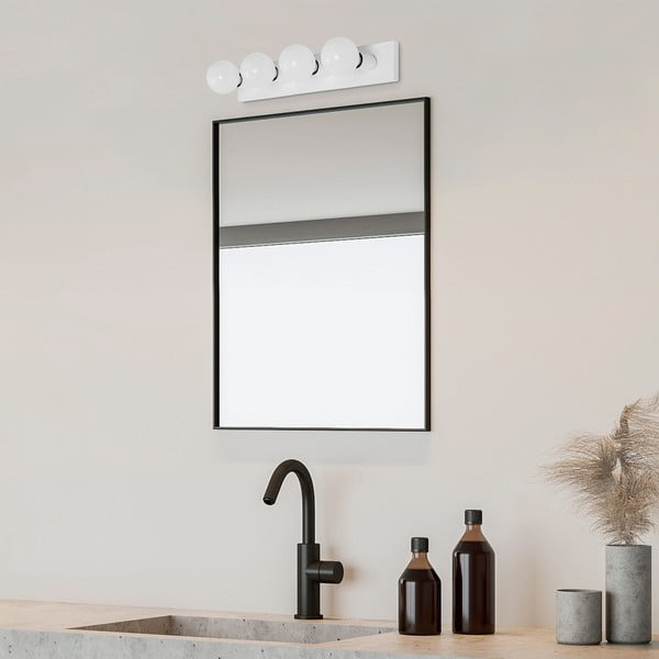 Balta sienas lampa Mirro – Opviq lights-image-2