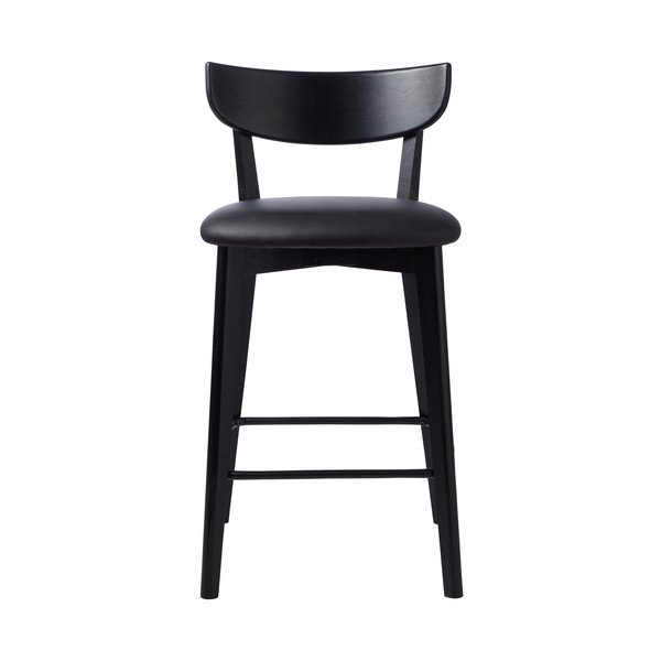 Melns bāra krēsls (sēdekļa augstums 67 cm) Pero – Unique Furniture-image-1