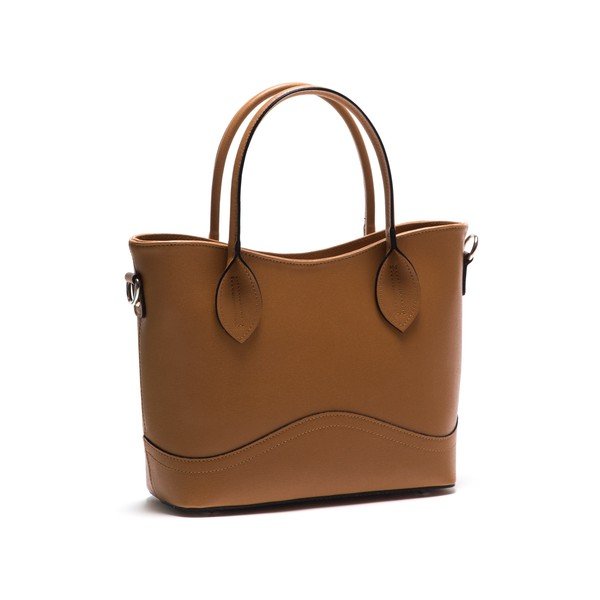 Ādas rokassoma Anna Luchini 435 Cognac-image-2