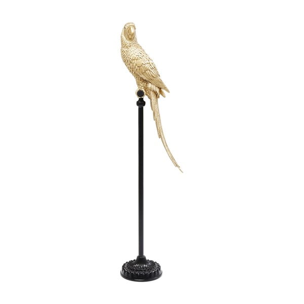 Dekoratīva papagaiļa statuete zelta krāsā Kare Design