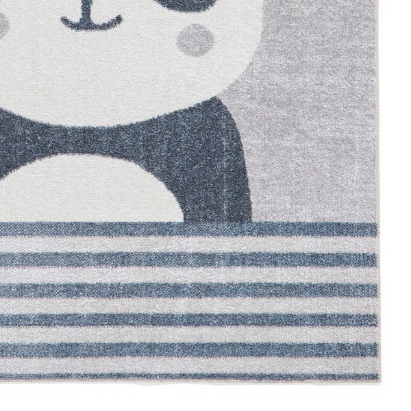 Gaiši pelēks bērnu paklājs 80x150 cm Vida Kids Panda – Think Rugs-image-3