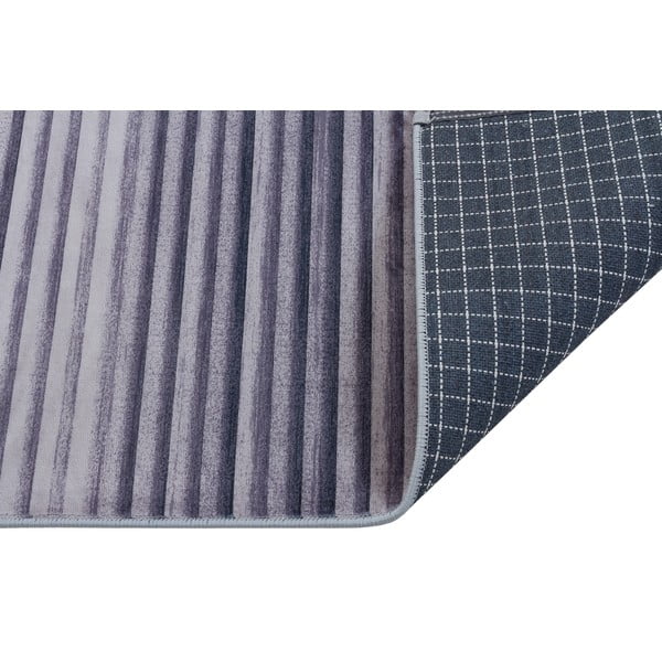 Pelēks mazgājams paklājs 160x100 cm – Vitaus-image-2