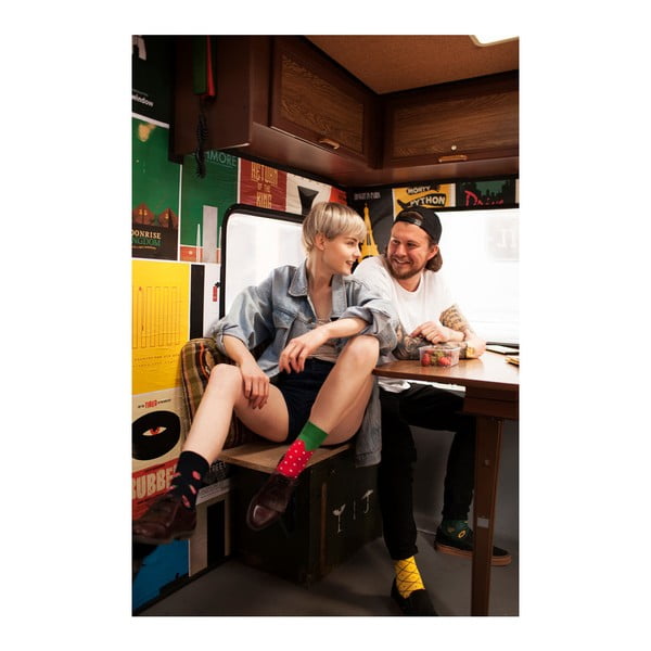 Zeķes Many Mornings Strawberries, izmērs 43-46-image-3