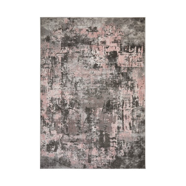 Pelēks un rozā paklājs Flair Rugs Wonderlust, 80 x 150 cm