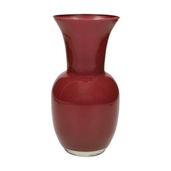 Sarkana stikla vāze (augstums 26 cm) – Brandani