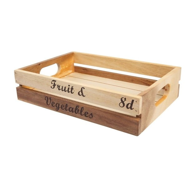 Akacijas koka trauks T&G Woodware Baroque augļu un dārzeņu trauks, 30 x 21 cm-image-1