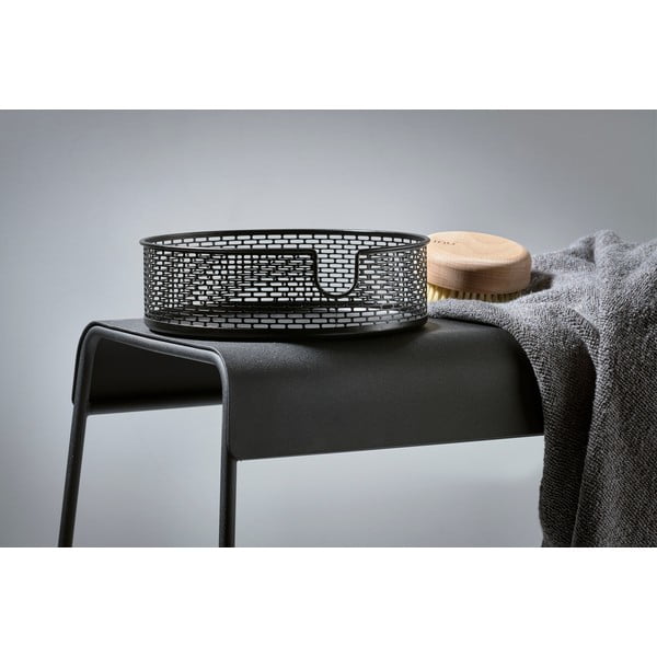 Melns metāla uzglabāšanas grozs Zone Inu, ø 20 cm-image-2
