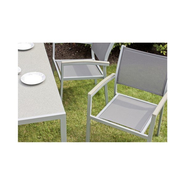 Pelēks dārza atpūtas krēsls Grace – Garden Pleasure-image-4