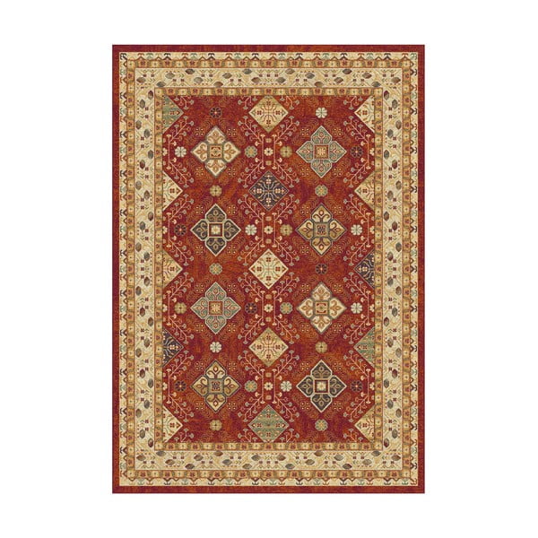 Bēšs un sarkans paklājs Universal Nova Ornaments, 57 x 110 cm