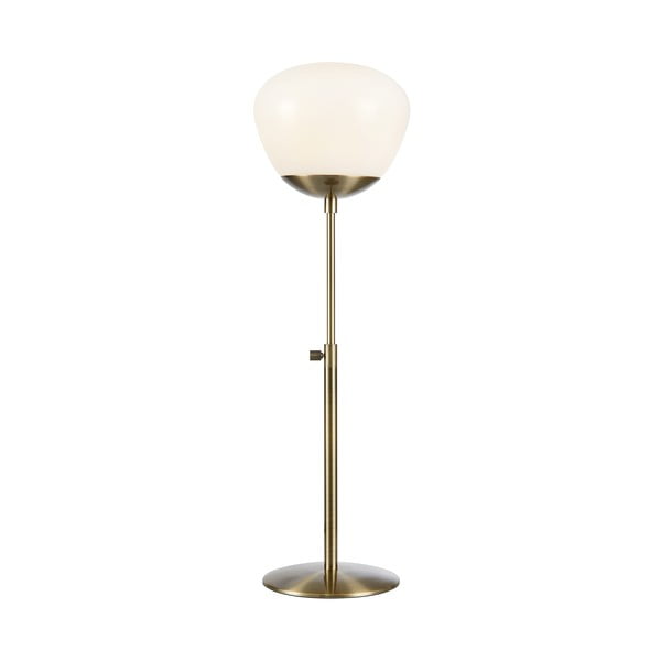 Galda lampa baltā/bronzas krāsā (augstums 60 cm) Rise – Markslöjd