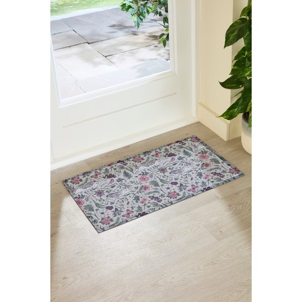 Kājslauķis no PVC 40x70 cm Hare Wildflowers – Artsy Doormats-image-2