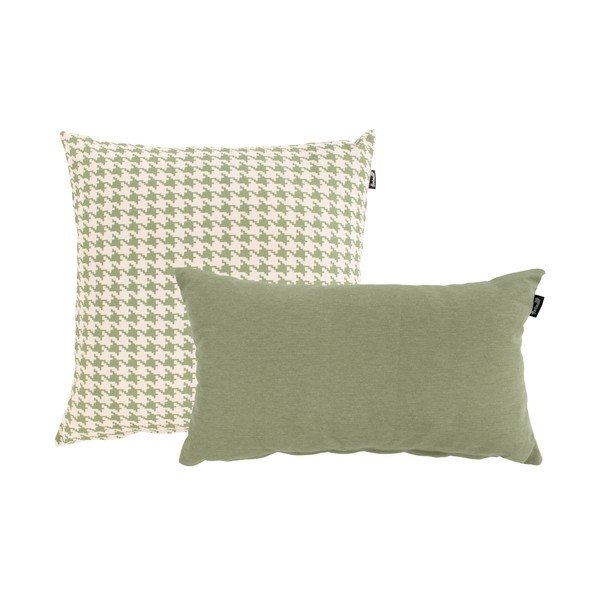 Zaļi balts āra spilvens Hartman Poule, 50 x 50 cm-image-2