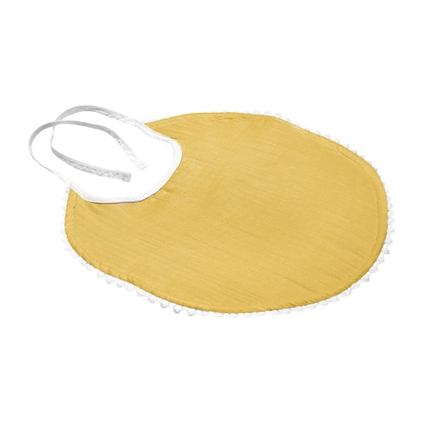 Dzeltens muslīna bērnu priekšautiņš Kindsgut London-image-2