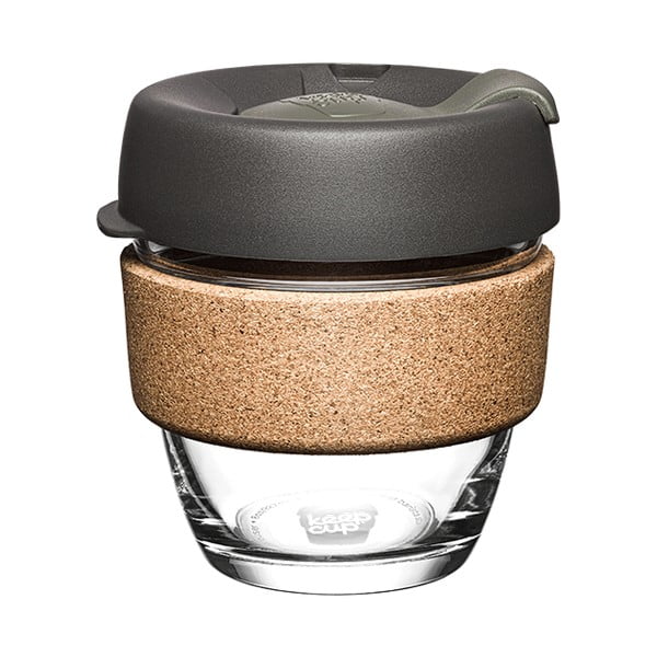 Melna/brūna ceļojumu krūze 227 ml Brew Cork Nitro S – KeepCup