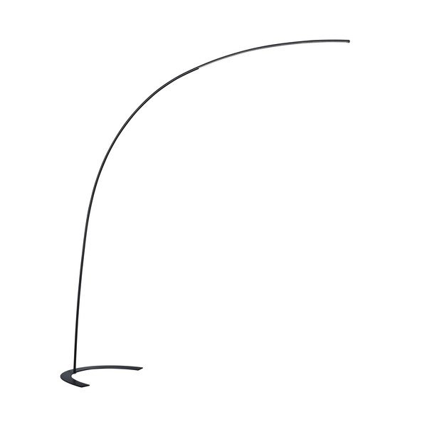 Tumši brūna LED stāvlampa ar regulējamu spilgtumu (augstums 210 cm) Shanghai – Trio