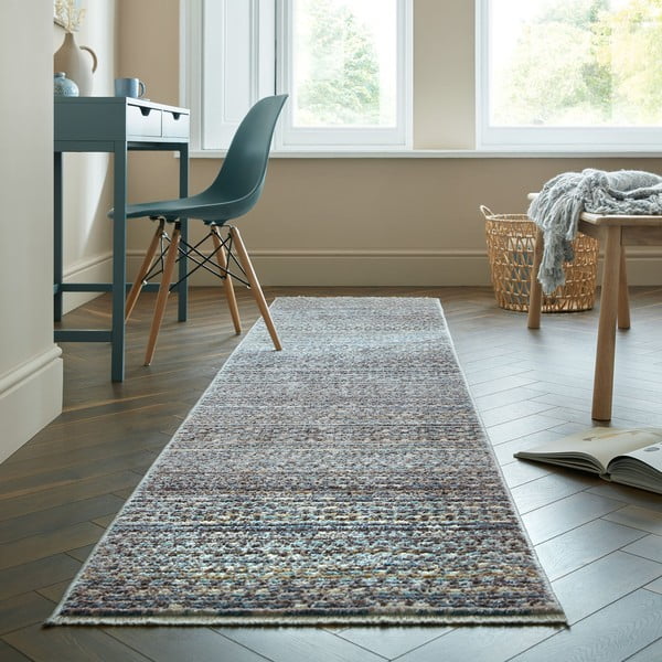 Zils celiņa paklājs 66x300 cm Camino – Flair Rugs-image-1