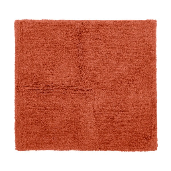 Ķieģeļu sarkans vannas istabas paklājs 60x60 cm Riva – Tiseco Home Studio