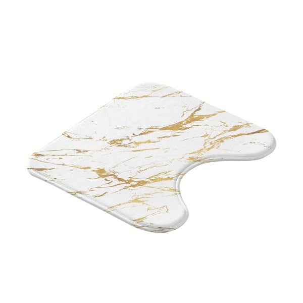 Balts/zelta krāsas vannas istabas paklājiņš 45x45 cm Aquamarbre – douceur d'intérieur-image-4