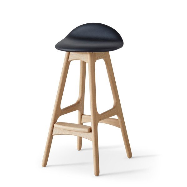 Ādas  grozāms bāra krēsls 79 cm Buck – Hammel Furniture-image-3