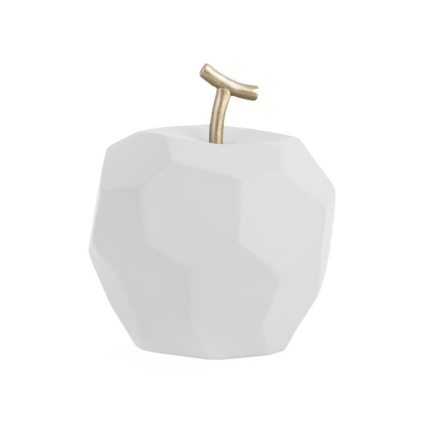 Matēti balta betona figūriņa PT LIVING Origami Apple