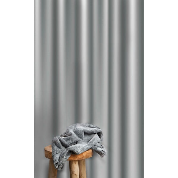 Gaiši pelēks dušas aizkars Bahne & CO Pure, 180 x 200 cm