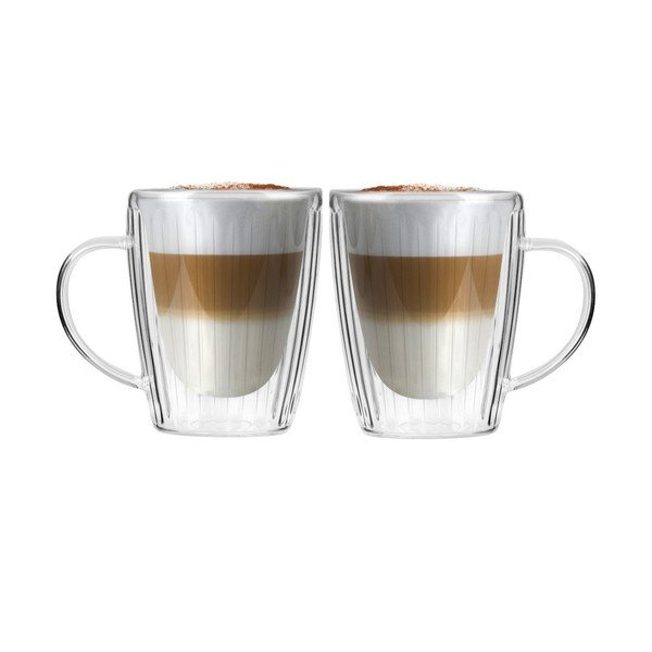 Kapučīno stikla krūzes (2 gab.) 250 ml Livio Duo – Vialli Design
