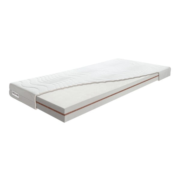 Stingrs/vidēji stingrs putu/lateksa divpusējs bērnu matracis ar termoregulāciju 90x200 cm Magic Night – BENAB-image-2