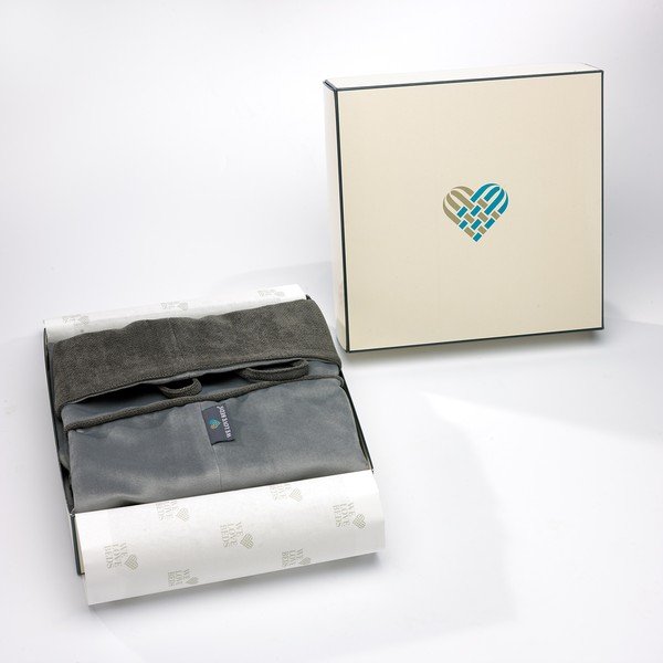 Pelēka spilvendrāna WeLoveBeds Silver Candy, ⌀ 20 x 58 cm-image-1