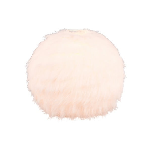 Krēmkrāsas galda lampa (augstums 24 cm) Furry – Reality-image-3