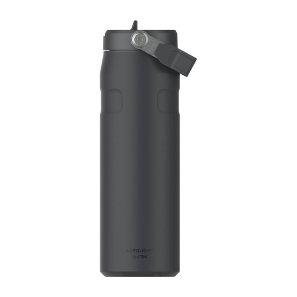 Melns nerūsējošā tērauda termoss 700 ml IceFlow™ Flip Straw 2.0 Tumbler Black – Stanley-image-2