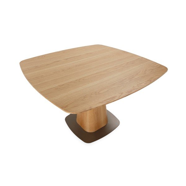 Ēdamgalds ar ozolkoka imitāciju 120x120 cm Etel – MOME-image-4