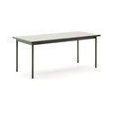 Tērauda dārza ēdamgalds 91x182 cm Maurina – Kave Home