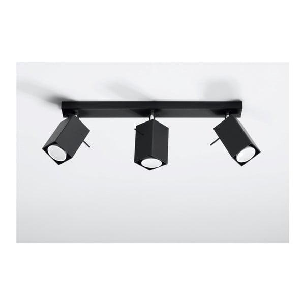 Melna griestu lampa Sollux Toscana-image-2