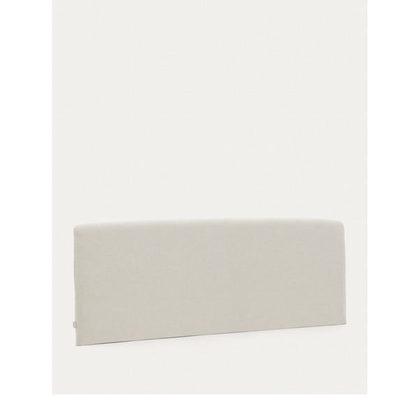 Pelēks gultas galvgalis 198x75 cm Valma – Kave Home-image-3