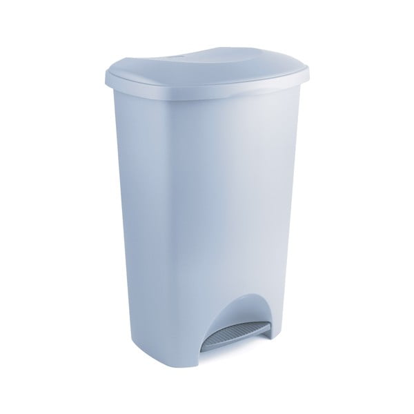 Pelēka atkritumu tvertne ar pedāli no pārstrādātas plastmasas Addis Eco Range, 50 l-image-1