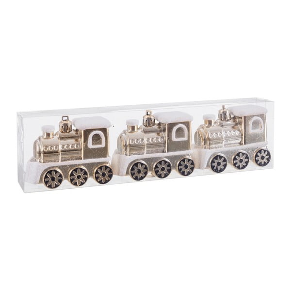 Ziemassvētku eglītes rotājumi (3 gab.) 6 cm Train – Casa Selección